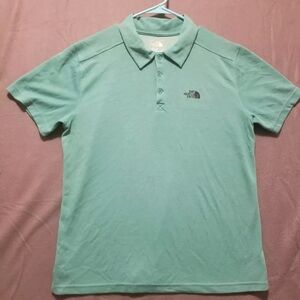 North Face Polo Size Large Green